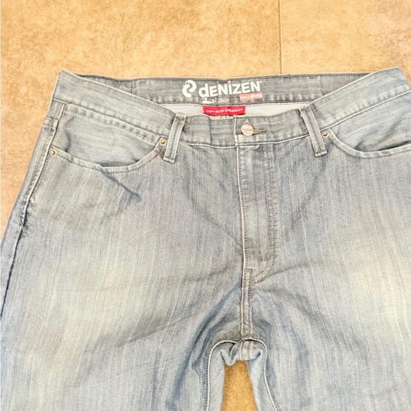 Men’s Denizen Levi's Blue Slim Straight Jeans Classic Denim Style 38x32 - Picture 3 of 12